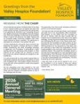 Newsletter copy with text and a yellow header